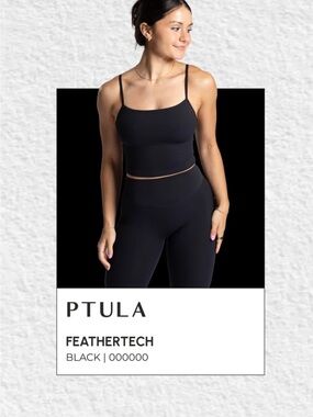 Ptula Feathertech Olive Crop Tank
